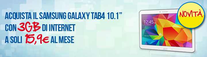 Samsung Galaxy TAB4 10.1" con 3GB