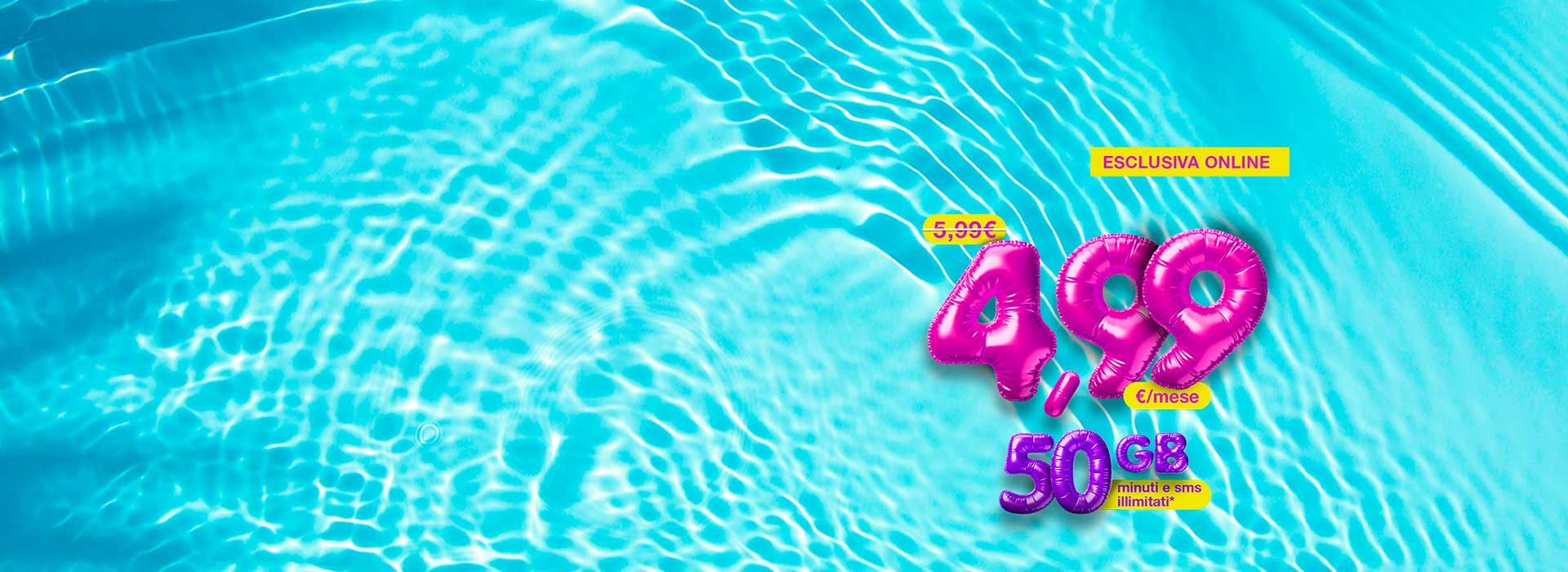Promo Summer 50GB L’offerta dell’estate.