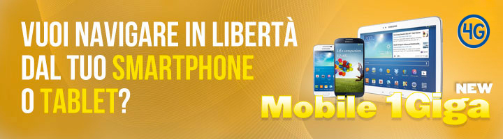 Mobile 1Giga <small><sup>NEW</small></sup>